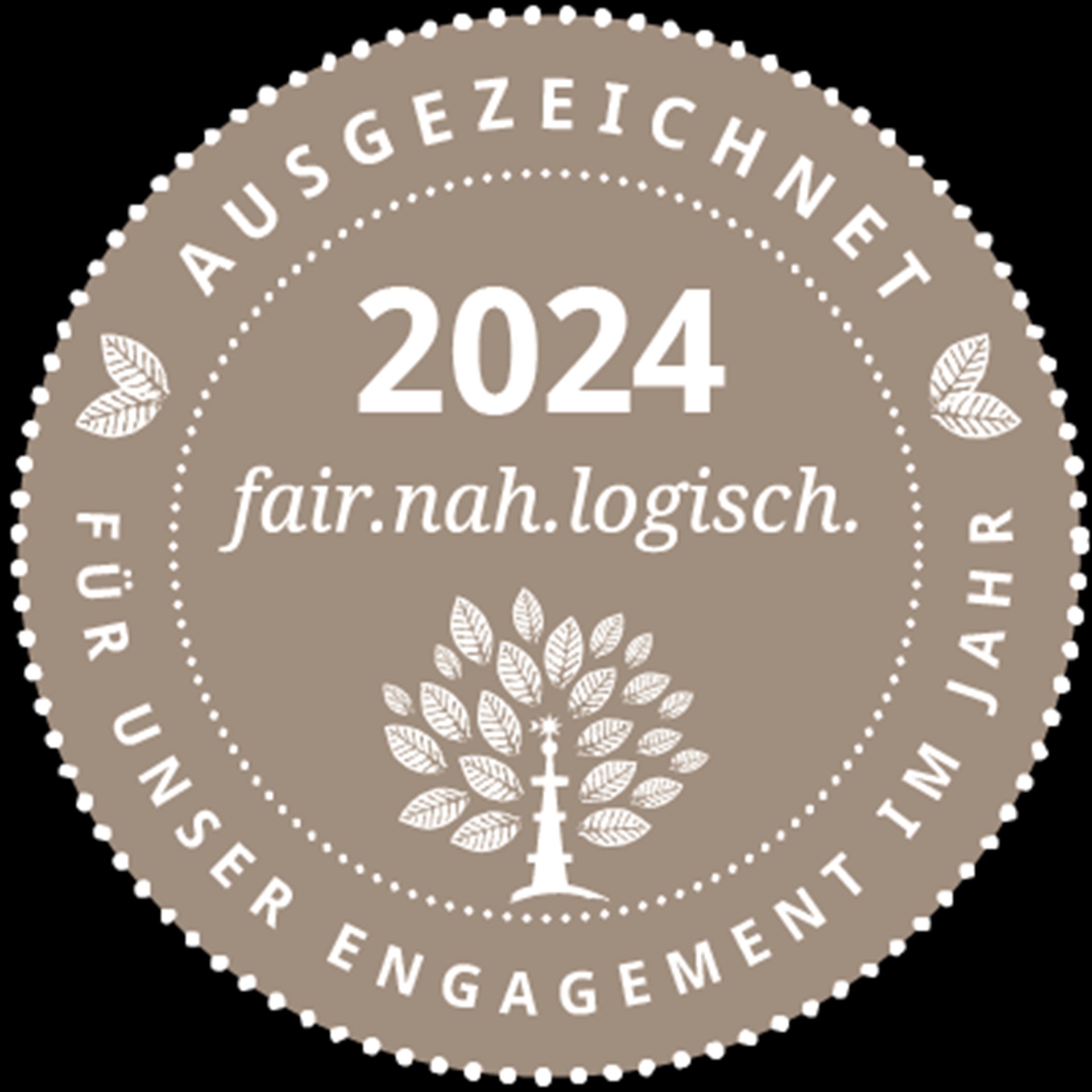 Auszeichung "fair.nah.logisch 2024"